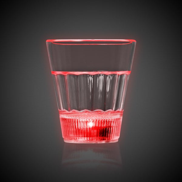 LED Light Up Red 2 Oz Glow Shot Glass