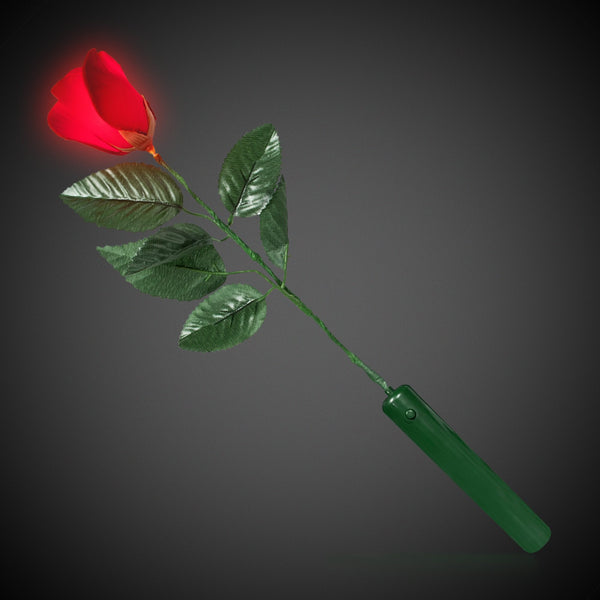 LED Light Up Red Roses