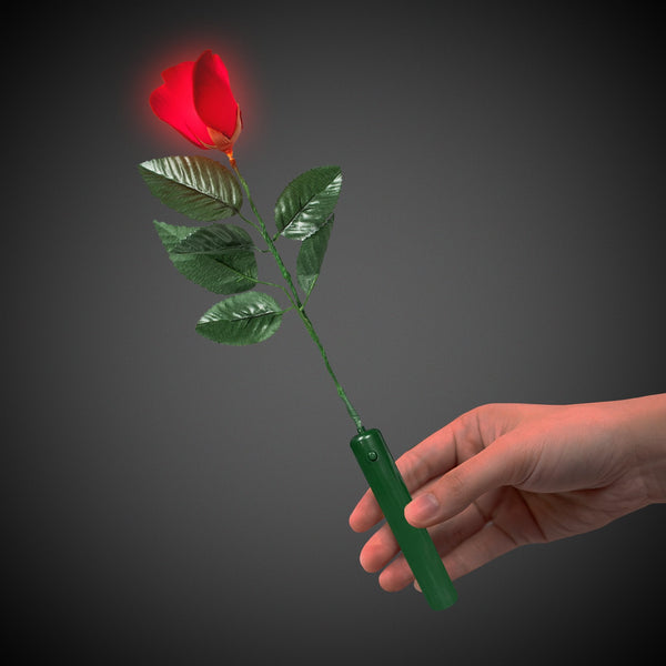 LED Light Up Red Roses