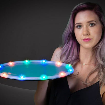 LED Multi Color Light Up Serving Tray