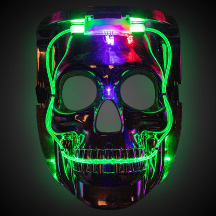LED Light Up Skull Mask
