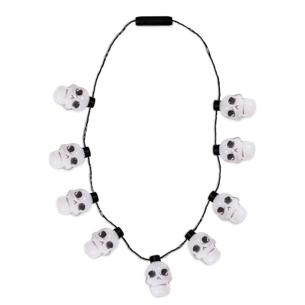 LED Light Up Skull Necklace
