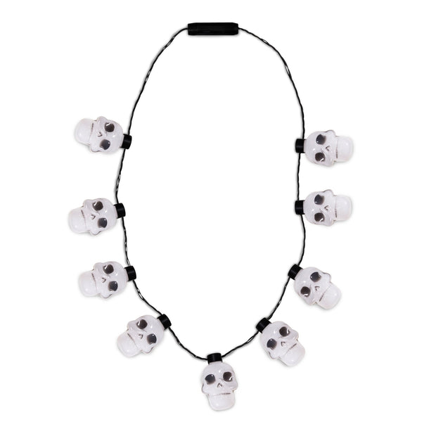 LED Light Up Skull Necklace