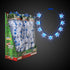 LED Light Up Snowflake Necklaces Retail Display - 24 Per Pack