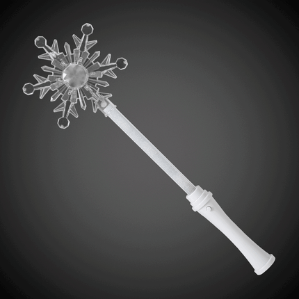 Multi Color LED Light Up Snowflake Wand