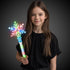 LED Snowflake Wand With Light Up Handle