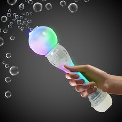 LED Light Up Translucent Bubble Wand