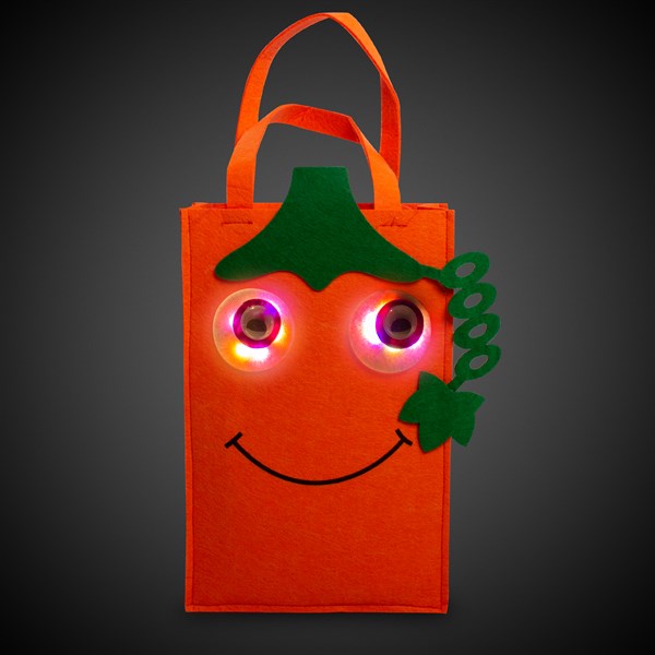 LED Light Up Trick or Treat Pumpkin Bag