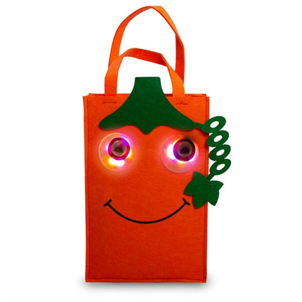LED Light Up Trick or Treat Pumpkin Bag