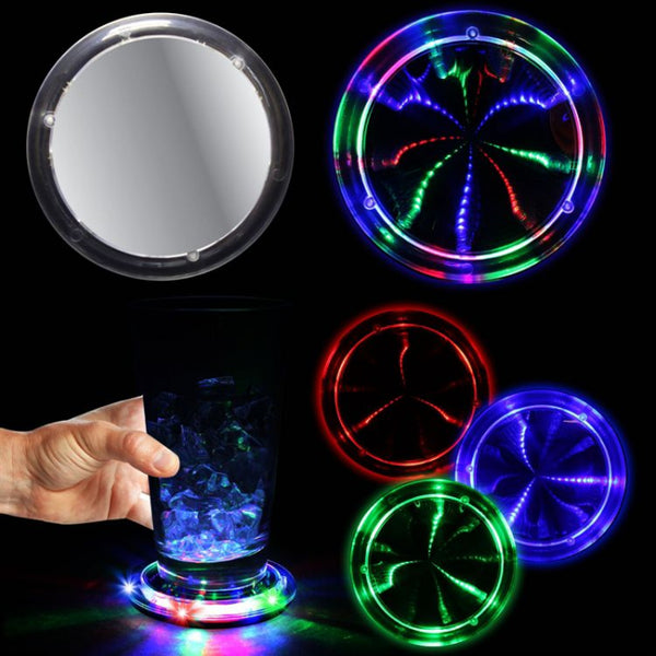 LED Light Up Tunnel Drink Coasters