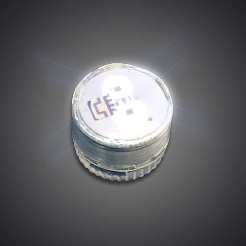 White LED Light Up Non-Flashing Button Body Lights