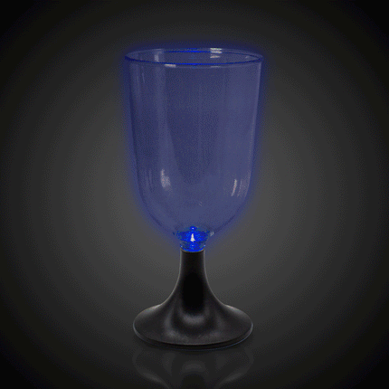LED Light Up Mini Wine Glasses - 6 Per Pack
