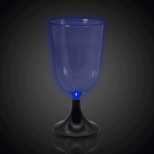 LED Light Up Mini Wine Glasses - 6 Per Pack