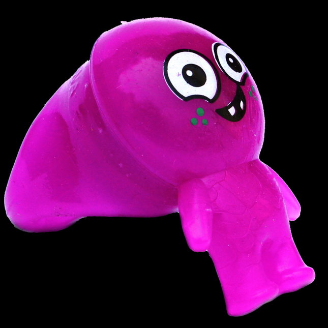 1" Light Up Violet Monster Ring
