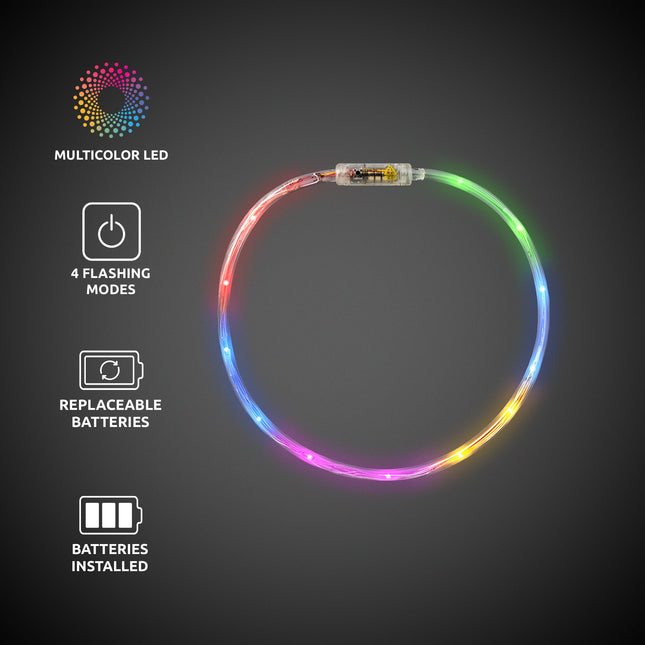 LED Light Up Chaser Necklace Multi-Color