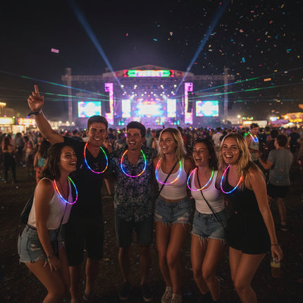 LED Light Up Chaser Necklace Multi-Color