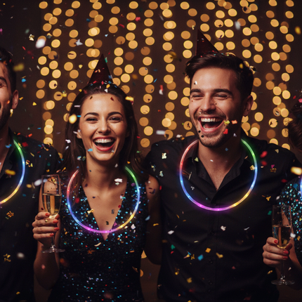 LED Light Up Chaser Necklace Multi-Color