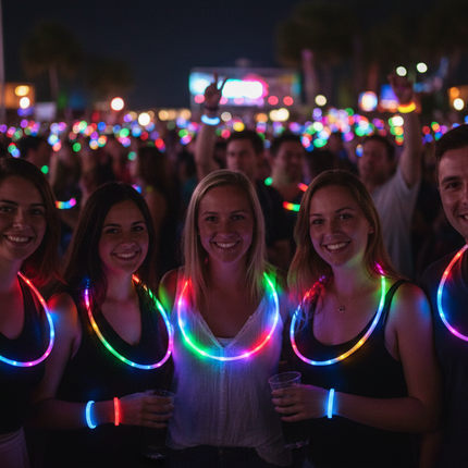 LED Light Up Chaser Necklace Multi-Color