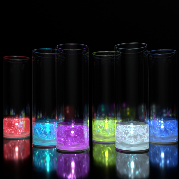 LED Multi-Color Flashing 13 Oz Lighted Highball Glass