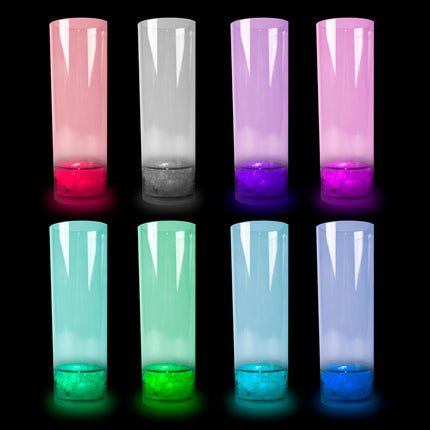 LED Multi-Color Flashing 13 Oz Lighted Highball Glass