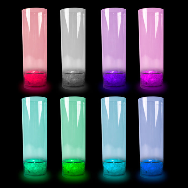 LED Multi-Color Flashing 13 Oz Lighted Highball Glass