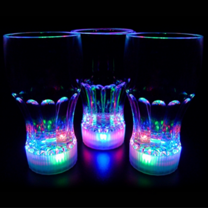 LED Multicolor Light Up Flashing 10.5 Oz Cola Cup