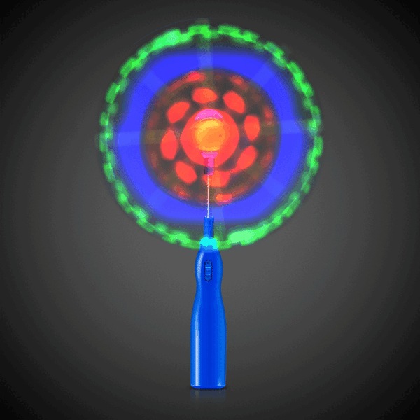LED Multicolored Light Up Windmill Wand