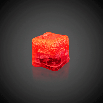LED Neon Pink Ice Cubes - 12 Per Pack