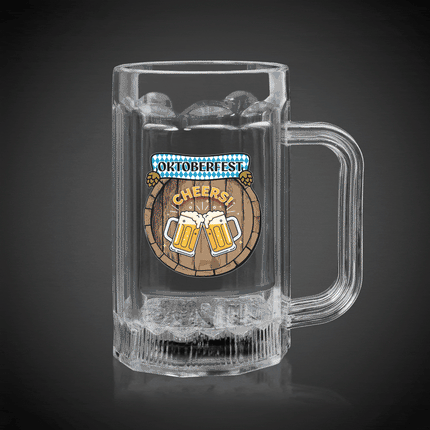 LED Oktoberfest Cheers Beer Mug - 16 oz.