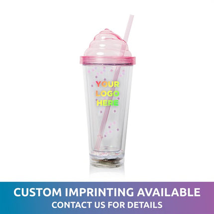 LED Pink Ice Cream 13 oz Tumbler