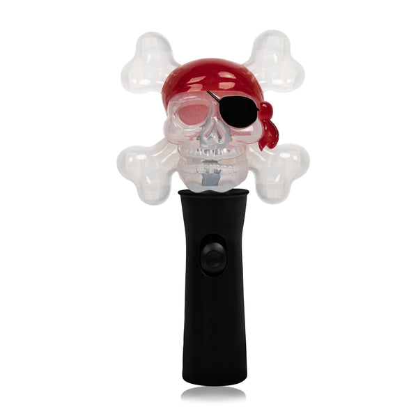 LED Pirate Skull Spinner Wand