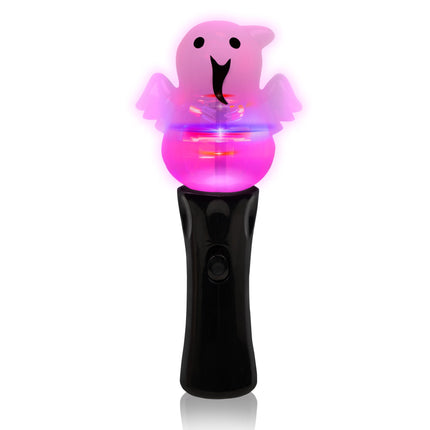 LED Pumpkin & Ghost Spinner Wands Assortment - 12 Per Pack