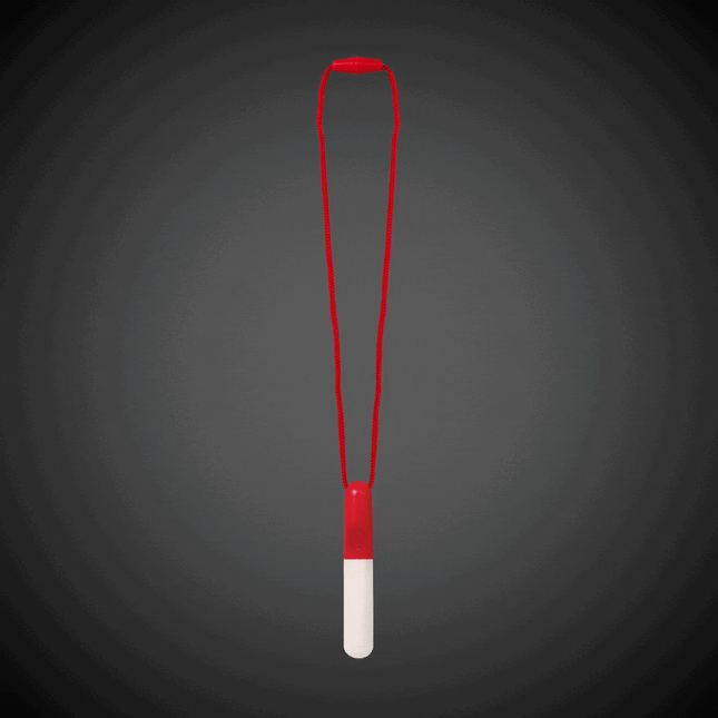 LED Red Waterproof Light Stick With Lanyard