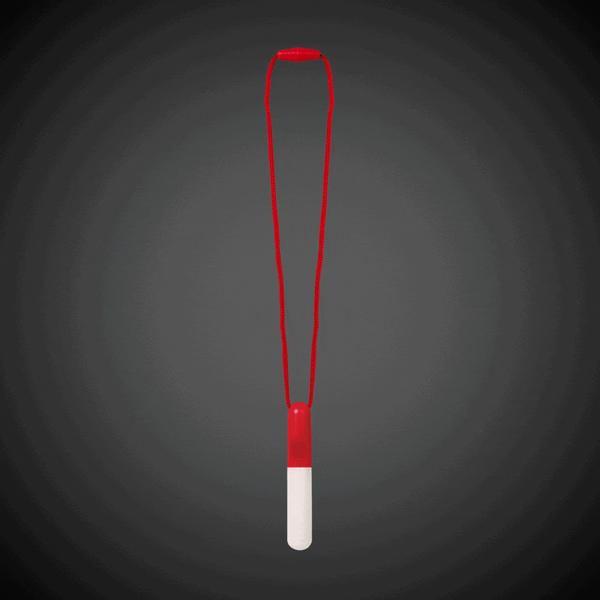 LED Red Waterproof Light Stick With Lanyard