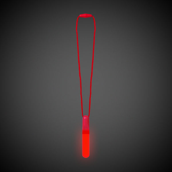 LED Red Waterproof Light Stick With Lanyard