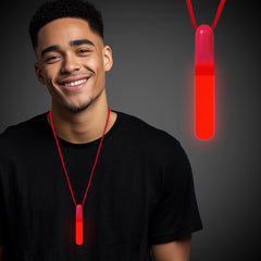 LED Red Waterproof Light Stick With Lanyard