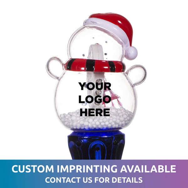 LED Snowman Spinner Wand