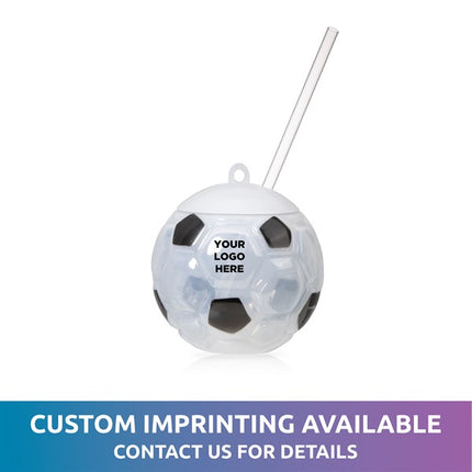 LED Light Up Multi Color 18 Oz Soccer Ball Tumbler