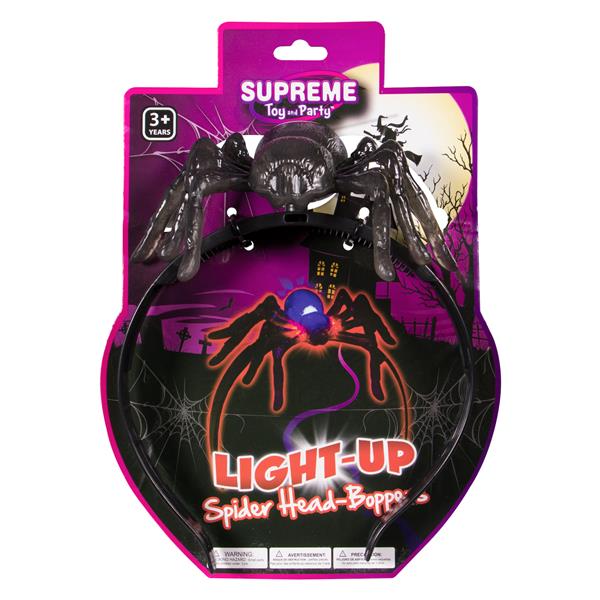 LED Lighted Spider Headband