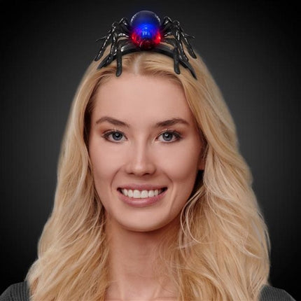LED Flashing Spider Headband