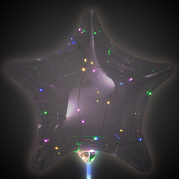 Multi-Color LED Light Up Star Balloon