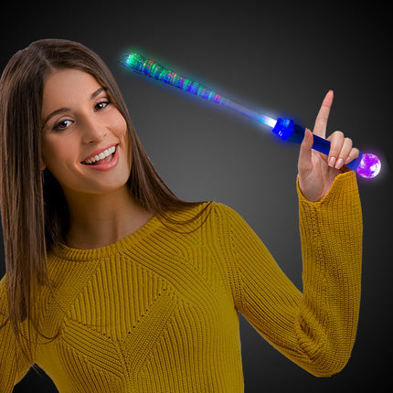 LED Strobing Fiber Optic Wand