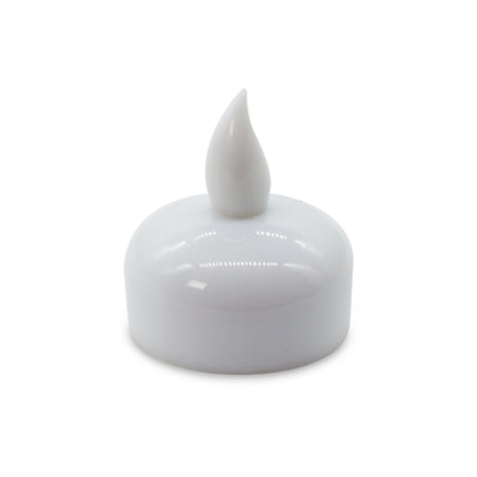 LED Waterproof Flameless Tea Light Candles - 10 Per Pack