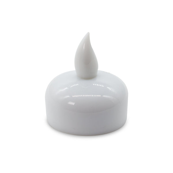 LED Waterproof Flameless Tea Light Candles - 10 Per Pack