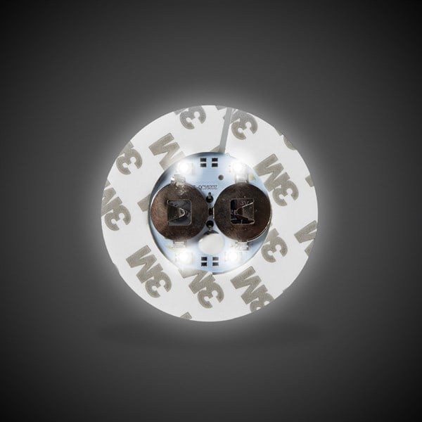 LED White Bottle Illuminators - 12 Per Pack