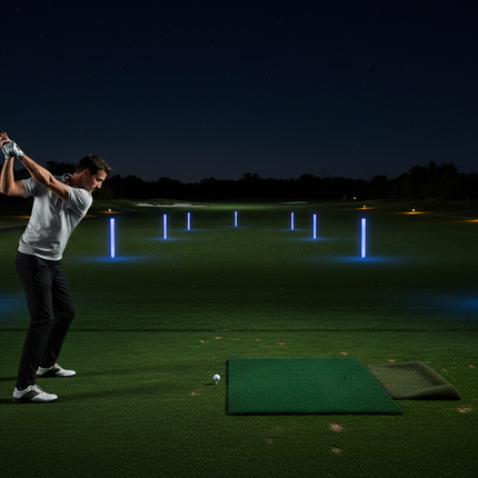LED XL Blue Foam Yardage Marker for Night Golf
