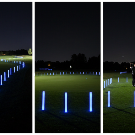 LED XL Blue Foam Yardage Marker for Night Golf