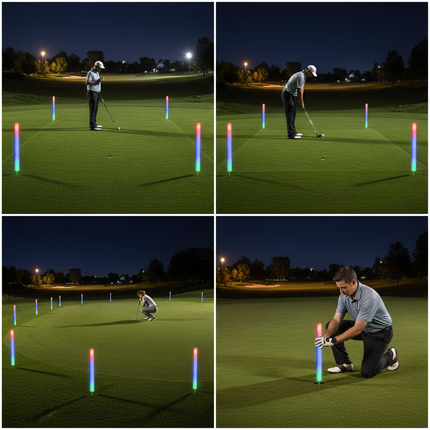 LED XL Multi-Color Foam Yardage Marker for Night Golf
