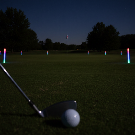 LED XL Multi-Color Foam Yardage Marker for Night Golf