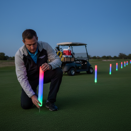 LED XL Multi-Color Foam Yardage Marker for Night Golf